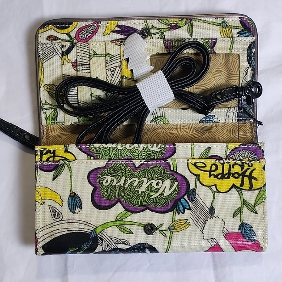 Sakroots Floral Clutch Vibrant Canvas Wristlet New‎ - Picture 1 of 11